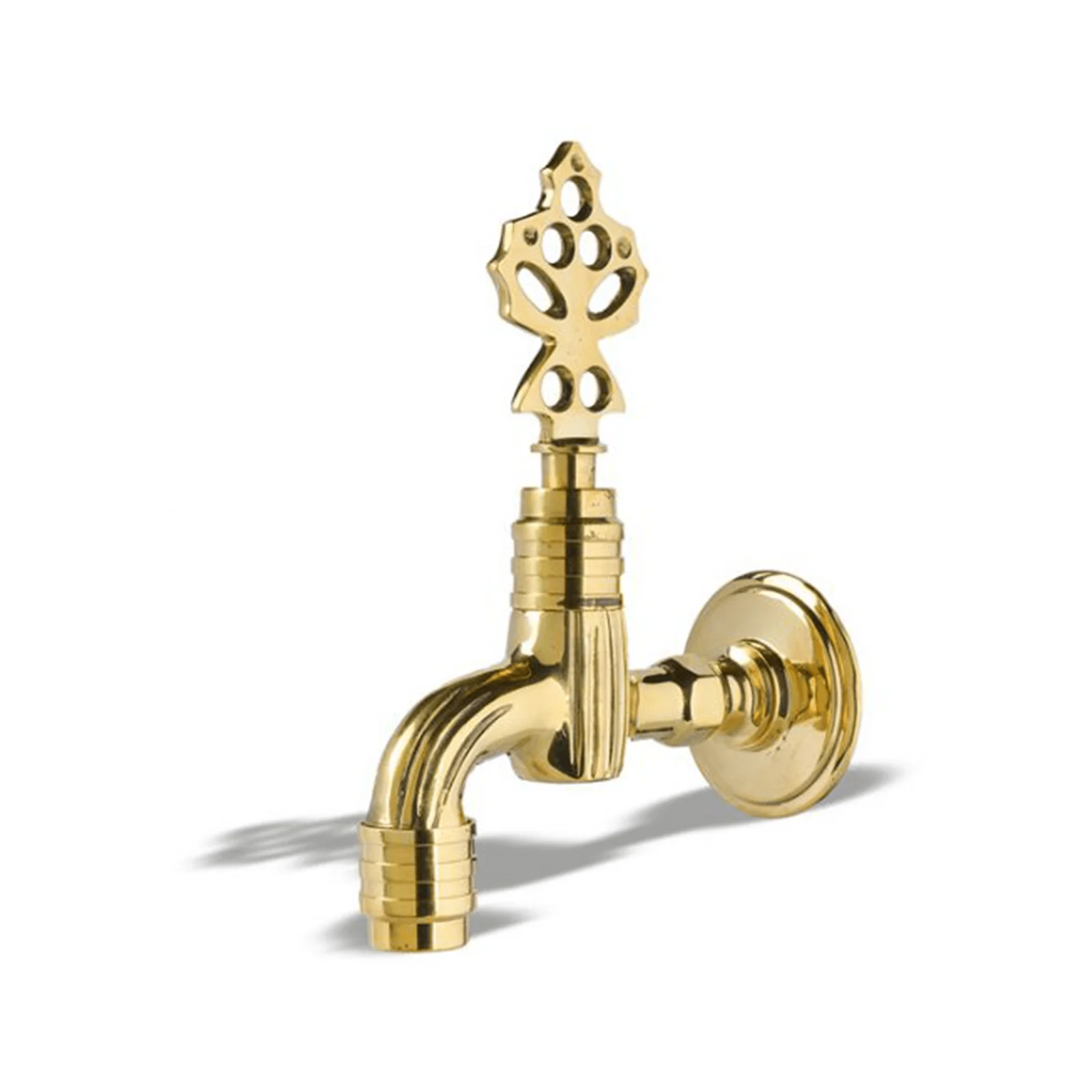 Osmanischer Messing-Hamam-Wasserhahn poliertes traditionelles Design – Hauptansicht