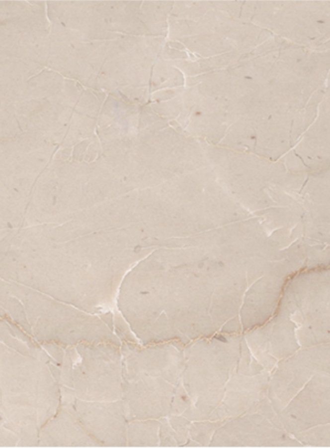 كتلة رخام رويال بوتوشينو — warm cream and ivory with golden-brown veining — حجر طبيعي بالجملة